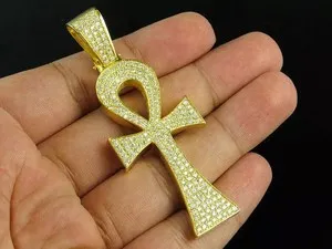Authentic The Solar Ankh: Eternal Radiance Gold-Plated Talisman