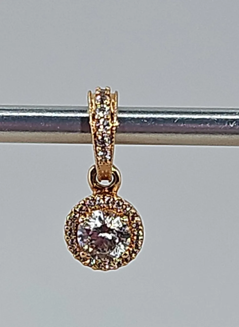 Authentic The Roseate Eternal Circle - 14k Gold-Plated Harmony Charm and Sacred Pendant