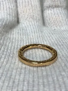 Authentic PANDORA Classic Hearts of PANDORA Gold Plated Ring