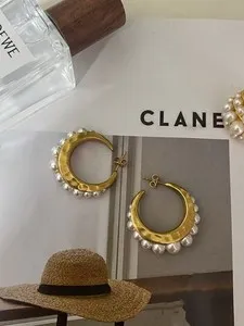 Authentic Luminous Baroque Pearl C-Curve Talismans