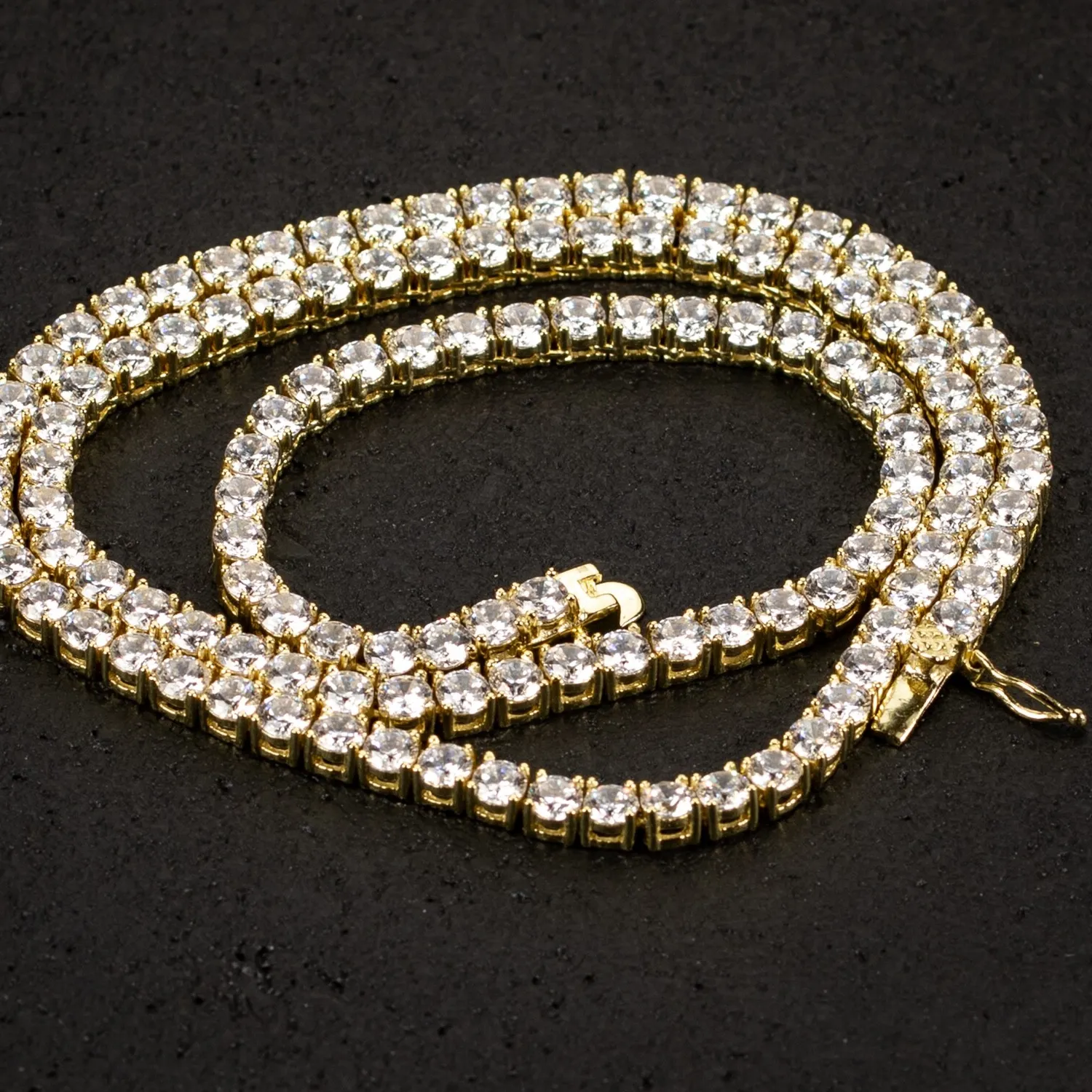 Authentic Radiant Solitaire Luminary Tennis Chain