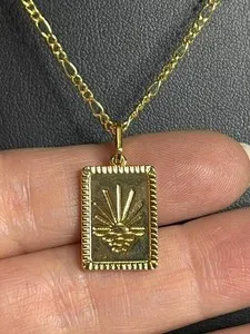 Authentic Radiant Dawn Figaro Gold-Plated Sun Talisman