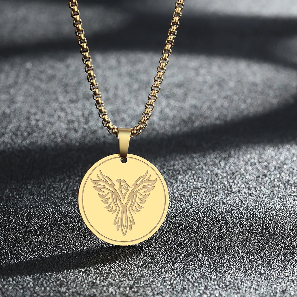 Authentic Radiant Phoenix Sun God Talisman in Stainless Steel