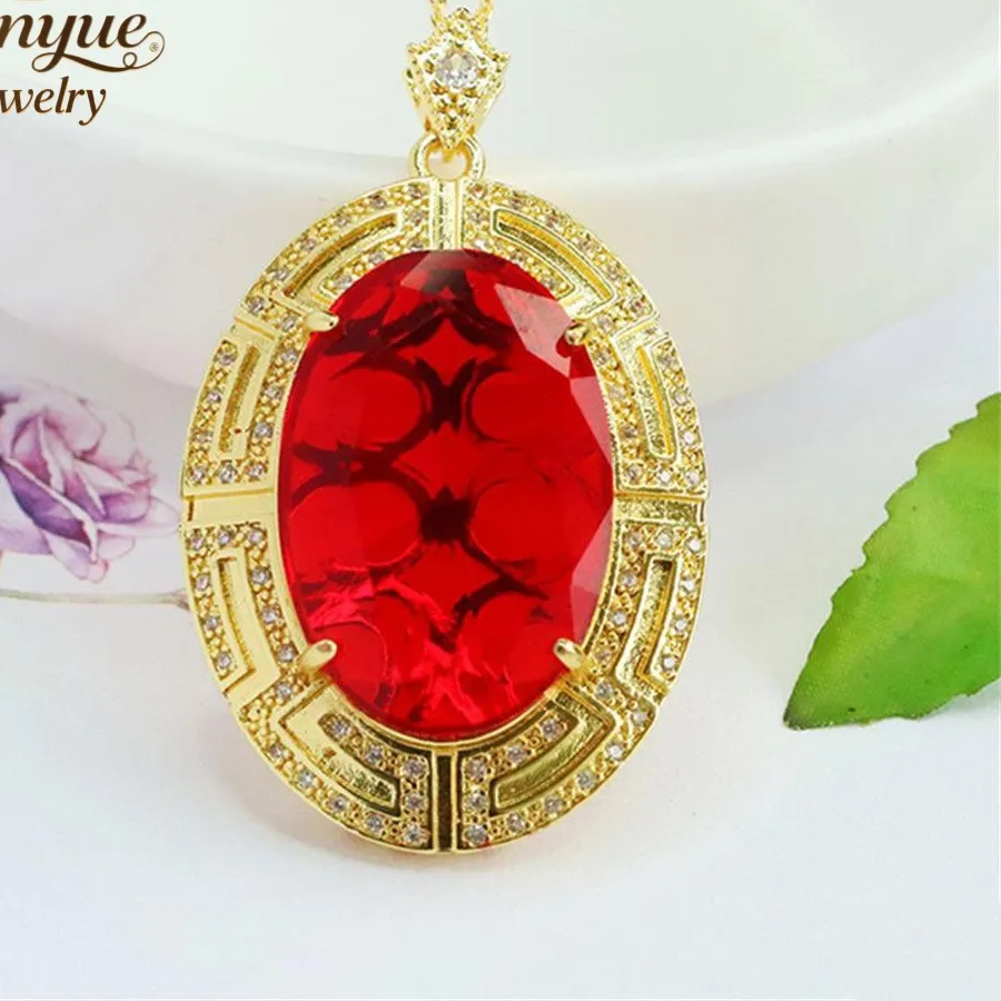 Authentic Color Glass Set With Diamond Hollow-Out Retro Pendant Luxury Quality Fashion Fine Exquisite Jewelry Elegant Popular Charms Gift