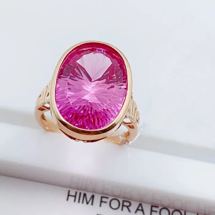 Authentic Celestial Blush Elliptical Gemstone Talisman of Divine Alignment