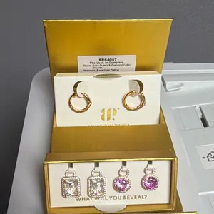 Authentic Ethereal Whispers Rose Quartz and Rose Gold Talisman Earrings