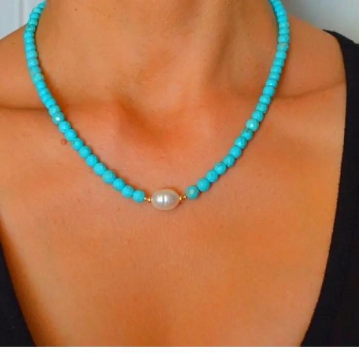 Authentic The Celestial Azure Choker of Equilibrium and Vitality