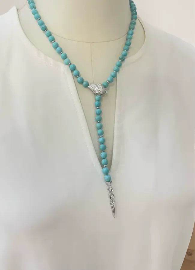 Authentic Celestial Horizon Turquoise Talismanic Strand