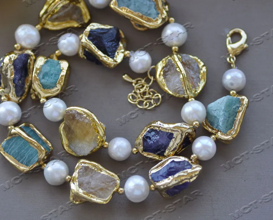Authentic Celestial Harmony: The Baroque Gemstone Trinity Parure