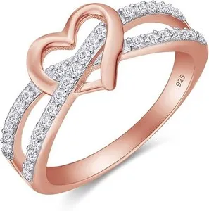 Authentic The Eternal Heart: A Rose-Gold Conduit of Infinite Devotion