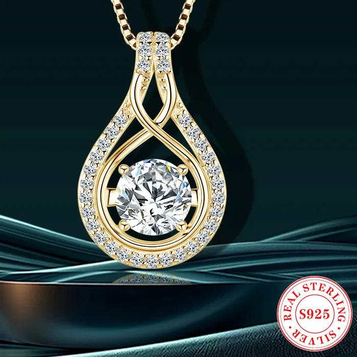Authentic The Eternal Embrace A Moissanite Infinity Necklace Of Unending Love