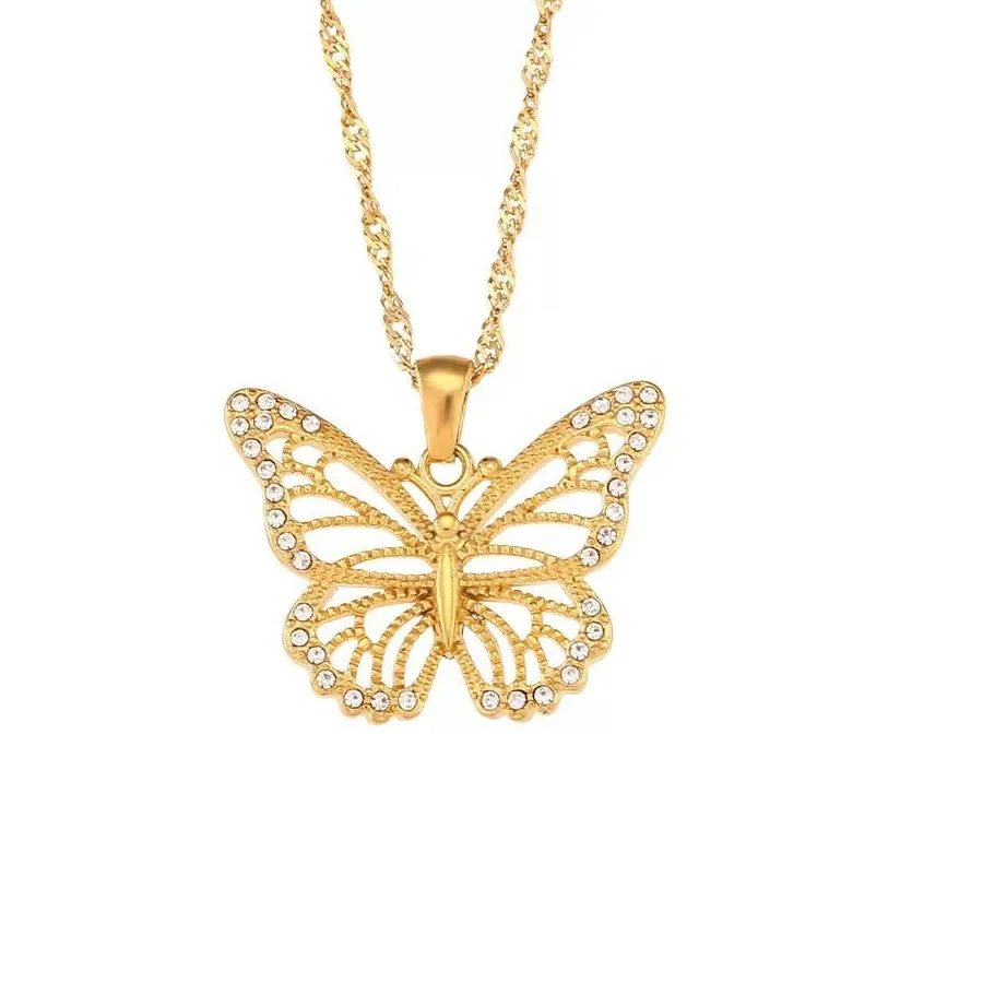 Authentic Butterfly Of Golden Transformation Pendant