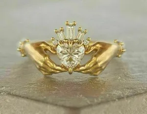Authentic The Eternal Heart of Loyalty and Devotion Claddagh Ring