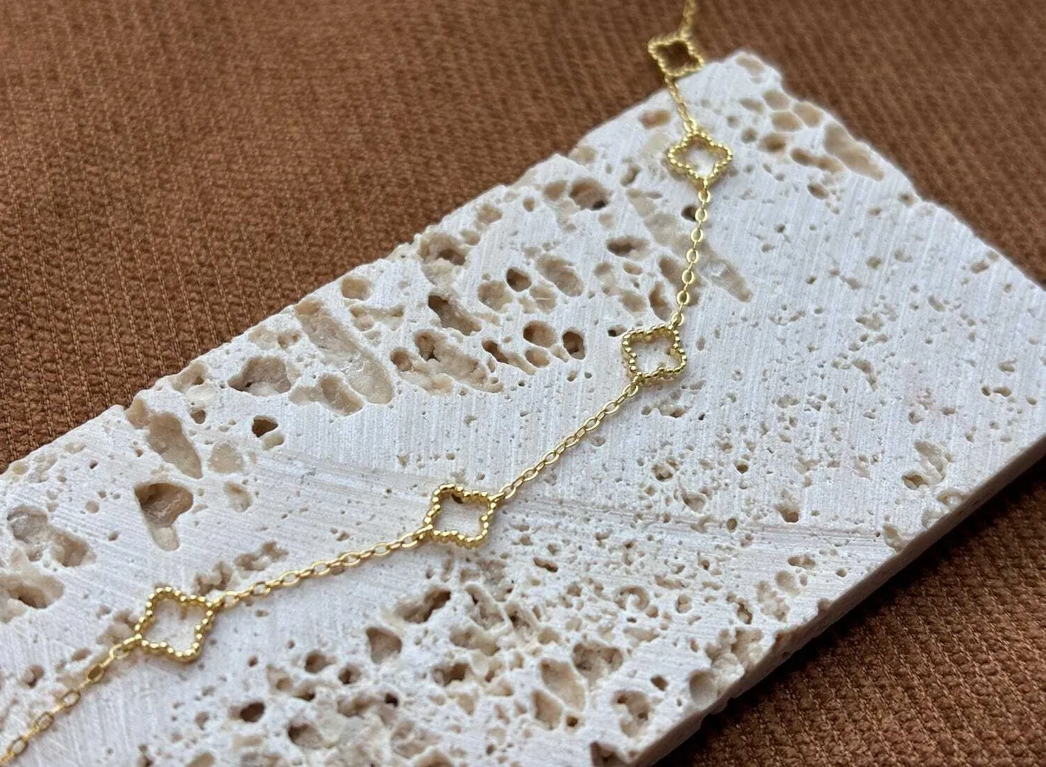 Authentic The Gilded Clover of Fortune Bracelet