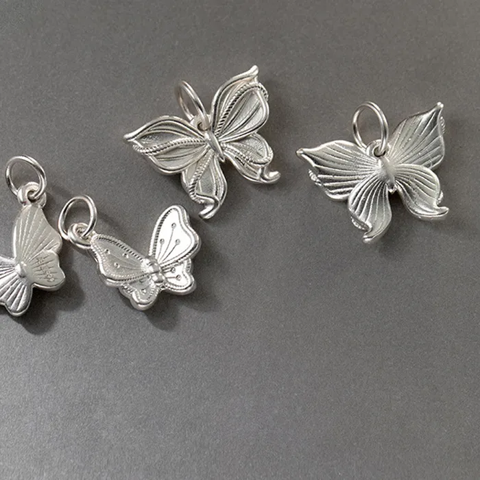 Authentic The Metamorphosis S999 Pure Silver Butterfly Talisman