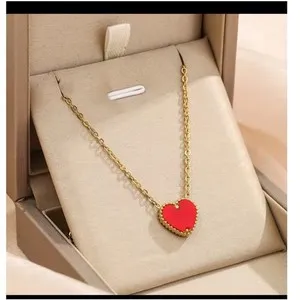 Authentic Dual‑Hearted Eclipse: Black‑Red Love Amulet