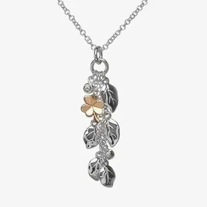 Authentic The Gilded Botanical Shamrock Pendant