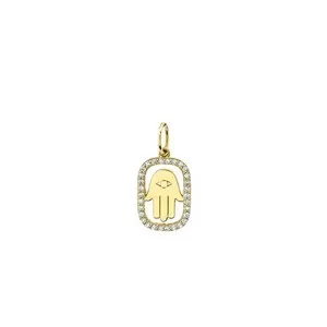 Authentic Golden Hamsa Guardian: Shield of Divine Light
