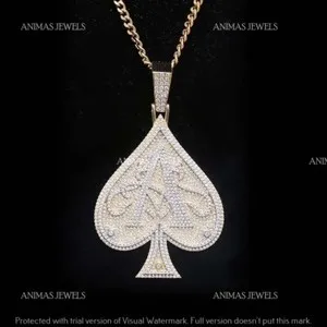 Authentic The Sovereign Spade: 4 Ct Moissanite Initial A Talisman