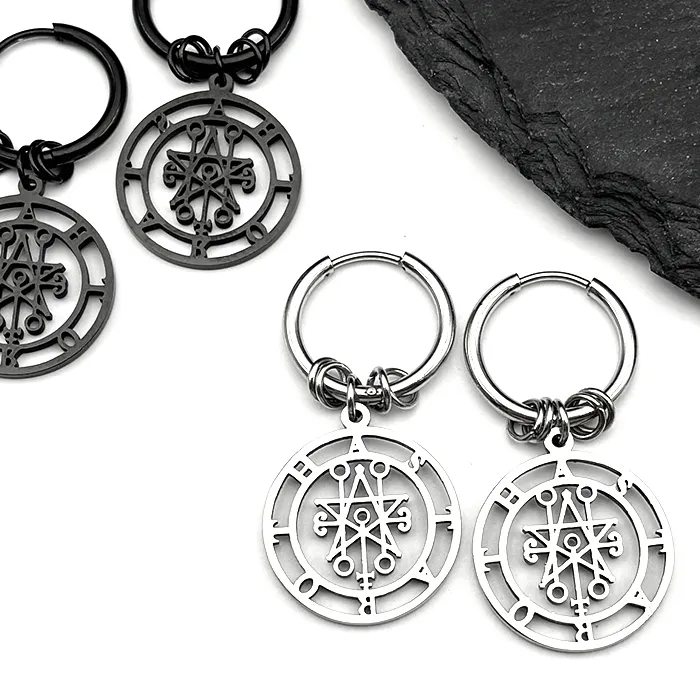 Authentic The Sigil of Astaroth Goetia Earrings