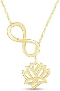 Authentic The Golden Lotus Awakening Pendant in Sterling Silver