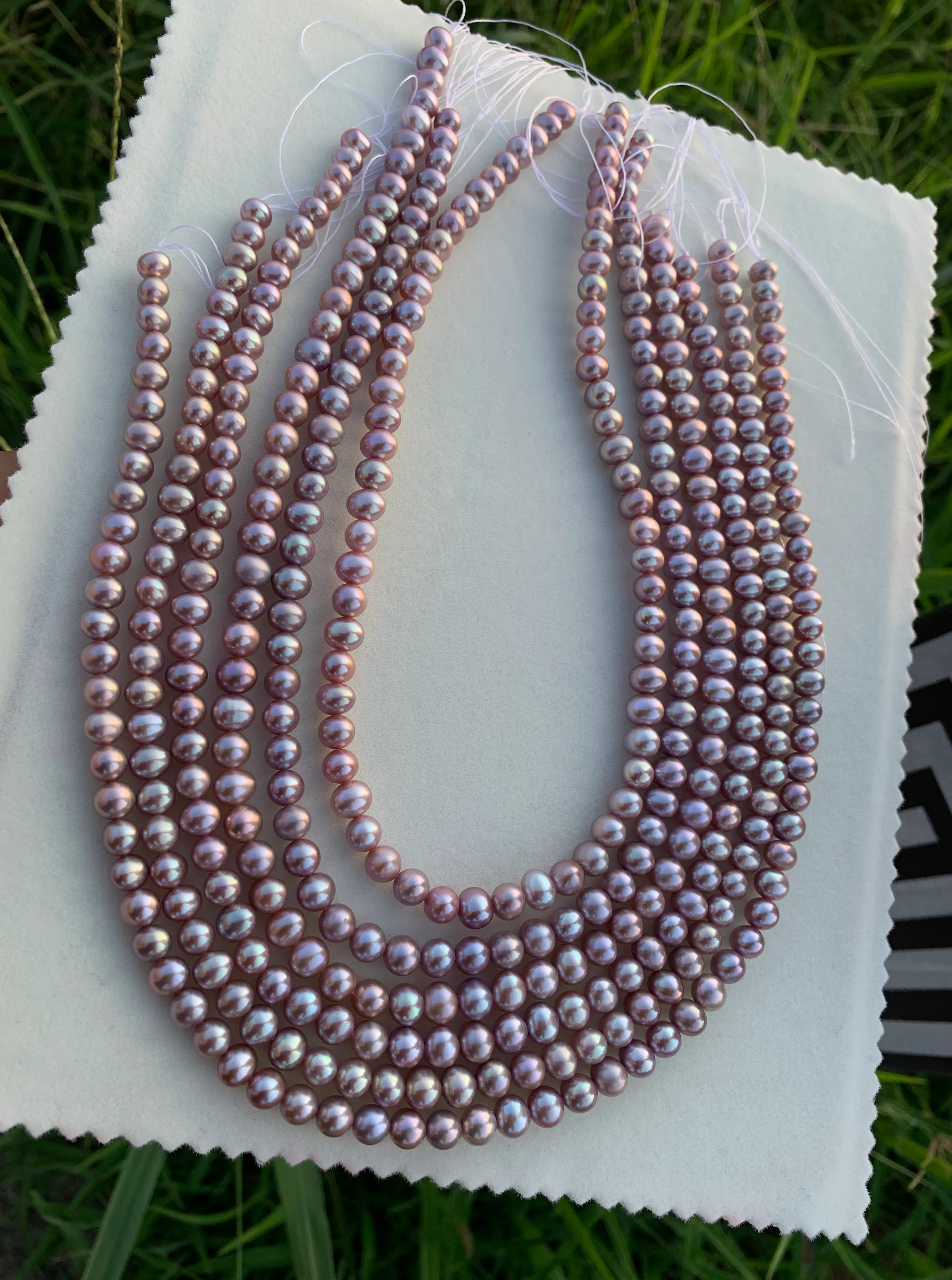 Authentic Luminous Tide: The Celestial Pearl Radiance Necklace