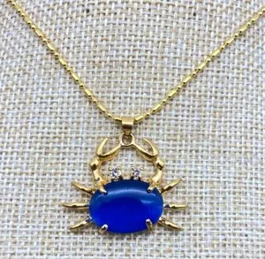 Authentic The Celestial Crustacean: A Talisman of Lunar Tides and Verdant Vitality