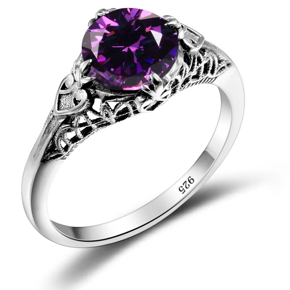 Authentic Amethyst Guardian Ring Of Spiritual Awakening And Fertility Blessing