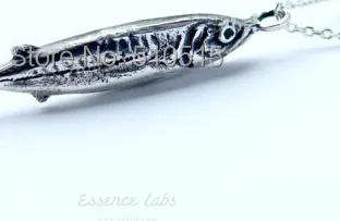 Authentic Sardine Talisman Necklace- Bohemian Pilchard Pendant Of Oceanic Grace And Gothic Mystique