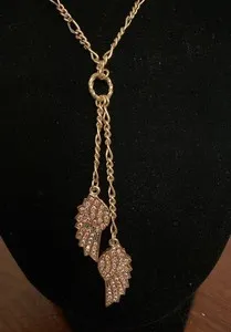 Authentic Whispers of the Empyrean: Fallen Angel's Embrace Pendant