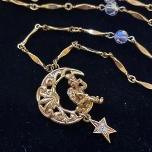 Authentic Celestial Guardian: The Cherub Fairy Moon Golden Talisman
