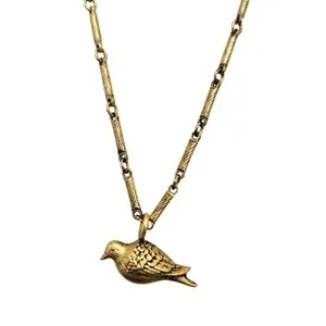 Authentic The Celestial Messenger: 18k Gold-Plated Peace Dove Talisman