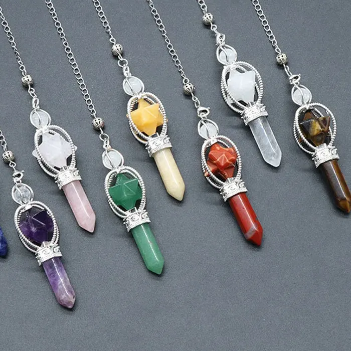 Authentic The Celestial Meridian Pendulum of Sacred Geometry and Crystal Light