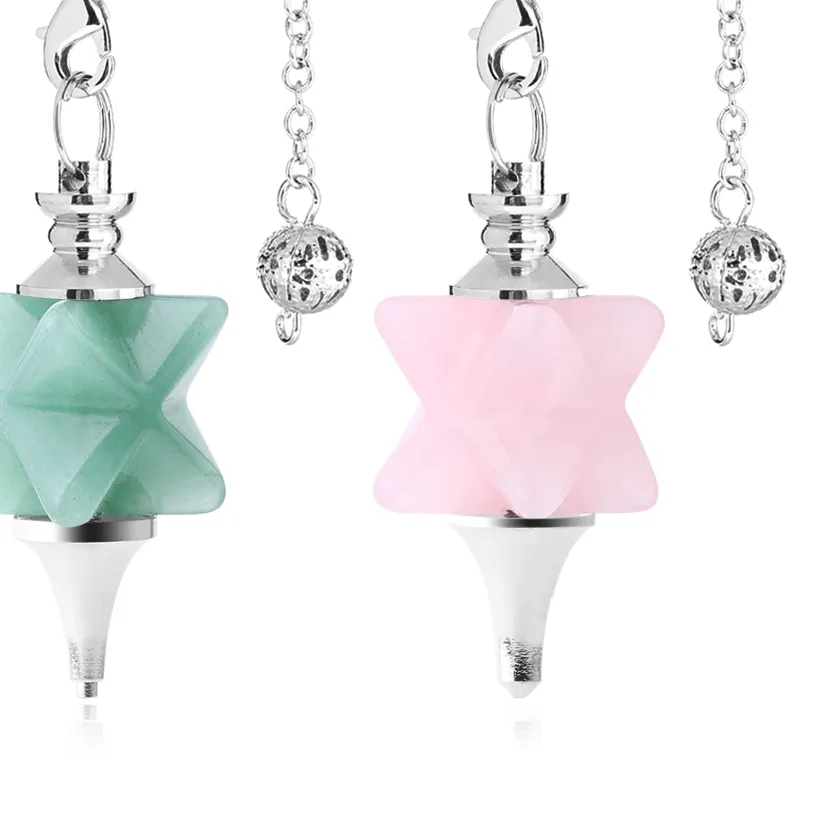 Authentic The Sacred Geometry Merkaba Dowsing Pendulum