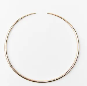 Authentic The Gilded Halo: A Rigid Collar of Radiant Presence