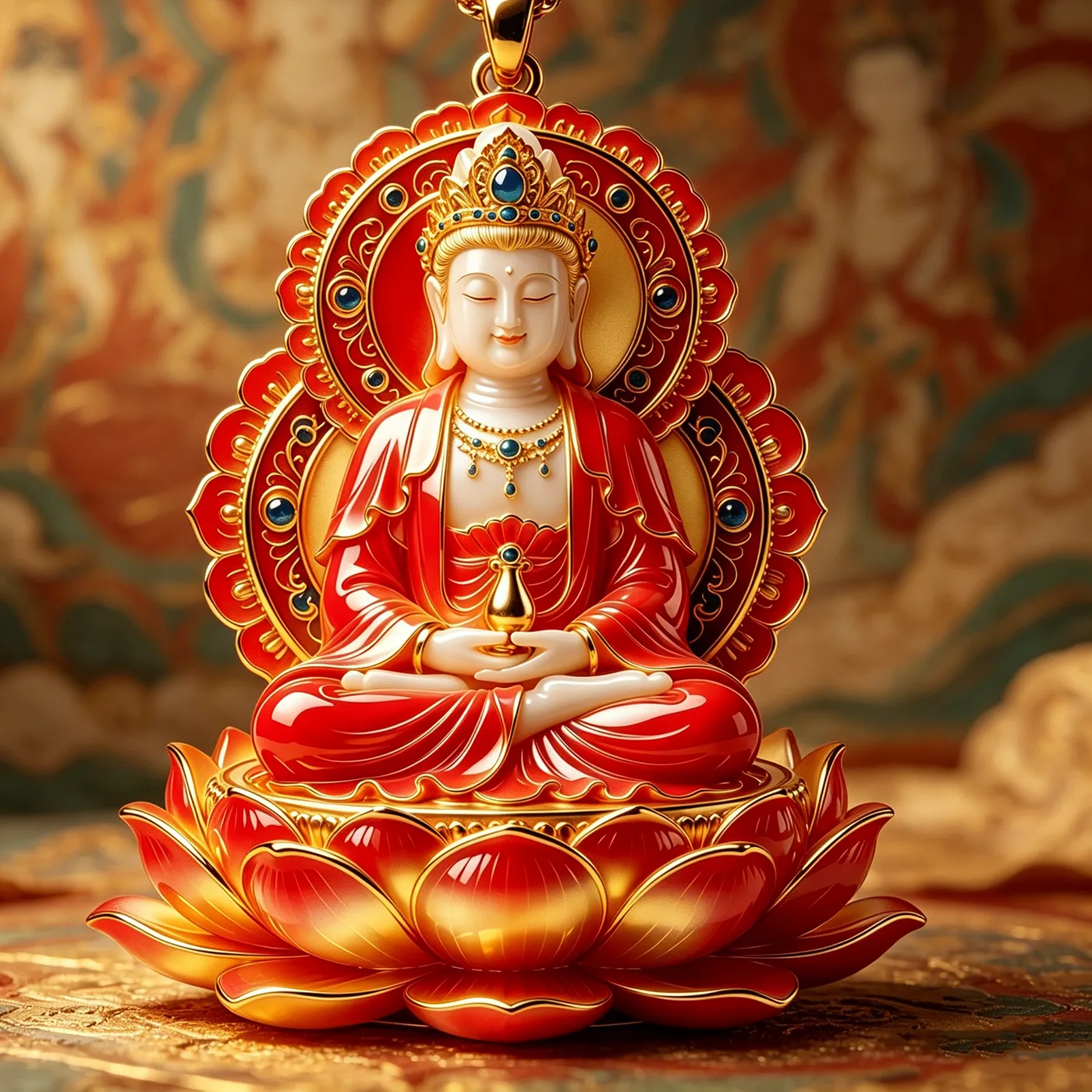 Authentic Guardian of Compassion: Celestial Guanyin Amulet