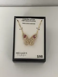 Authentic Celestial Wings of Transformation Gold-Plated Pendant