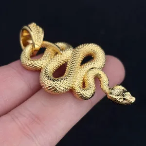 Authentic The Ouroboros Vigil: Serpent Pendant with Black Zircon