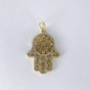 Authentic Radiant Hamsa: The Golden Shield of Divine Protection