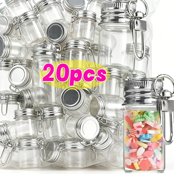 Authentic Enchanted Glass Wish Bottle Keychain – Tiny Vessel of Intent