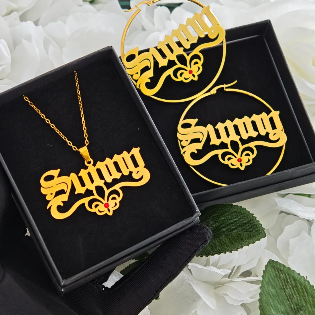 Authentic The Crimson Sigil Gothic Custom Name Talisman Set