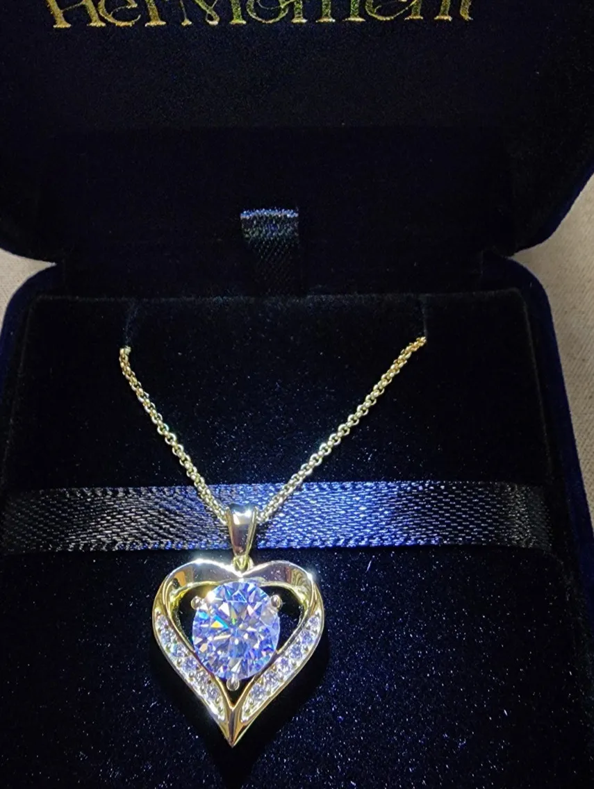 Authentic The Golden Promise Moissanite Sacred Nexus Necklace