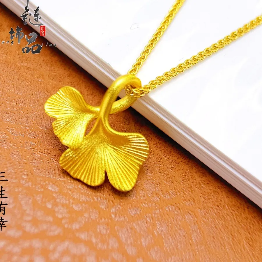 Authentic The Golden Ginkgo Leaf of Eternal Harmony and Fortune