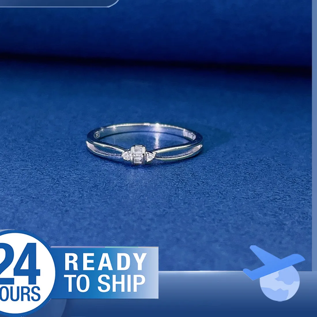 Authentic The Radiant Openwork Diamond Sigil Ring
