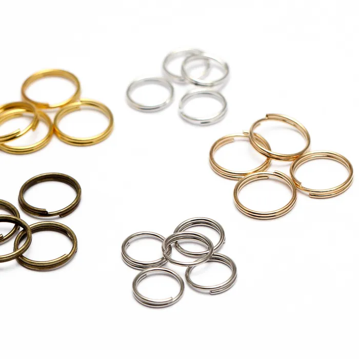 Authentic The Golden Weave: Sacred Double-Loop Jump Rings for Amulet Assembly