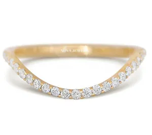 Authentic The Golden Circle of Infinite Light Moissanite Band