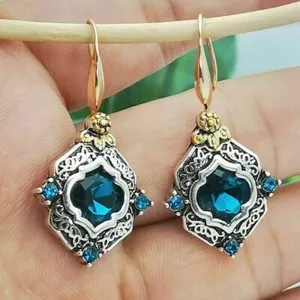 Authentic Celestial Tide London Blue Topaz Dangle Earrings