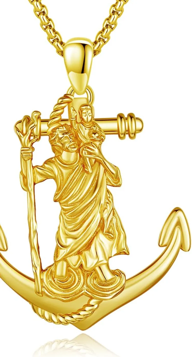 Authentic Anchored in Faith: Protective Voyage with Saint Christopher