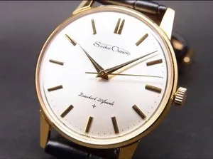 Authentic The Golden Epoch Seiko Crown Manual Winding Timepiece