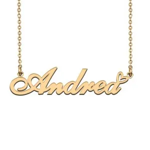 Authentic The Golden Heart of Andrea Sacred Name Talisman